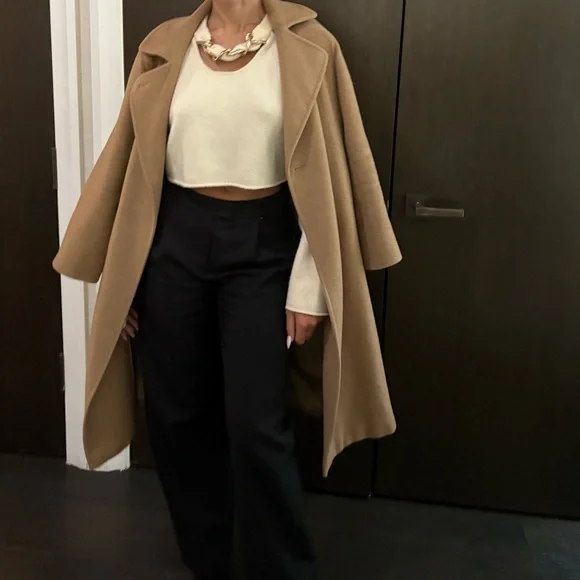 ICONIC MAXMARA MANUELA ICON THICK CAMEL COAT - LIKE NEW | MADE IN ITALY SIZE. 38 - Picture 3 of 11